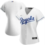 Women's Kansas City Royals Nike White 2020 Home Replica Jersey - thejerseys