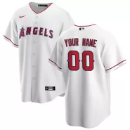 Men's Los Angeles Angels Nike White Home 2020 Replica Custom Jersey - thejerseys