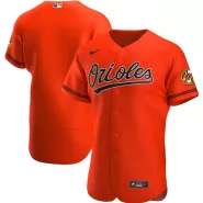 Men's Baltimore Orioles Nike Orange Alternate Authentic Team Jersey - thejerseys