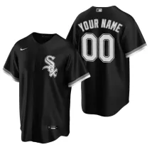 Men's Chicago White Sox Nike Black 2020 Replica Custom Jersey - thejerseys