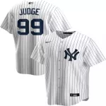 Men's New York Yankees Aaron Judge #99 Nike White Home 2020 Replica Jersey - thejerseys
