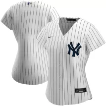 Women's New York Yankees Nike White Navy 2020 Home Replica Jersey - thejerseys