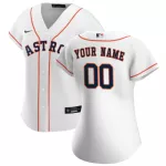 Women's Houston Astros Nike White 2020 Home Replica Custom Jersey - thejerseys