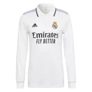 Men's Real Madrid Home Long Sleeve Soccer Jersey 2022/23 - thejerseys