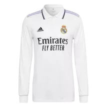Men's Real Madrid Home Long Sleeve Soccer Jersey 2022/23 - thejerseys