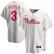 Men's Philadelphia Phillies Bryce Harper #3 Nike White&Red Home 2020 Replica Jersey - thejerseys