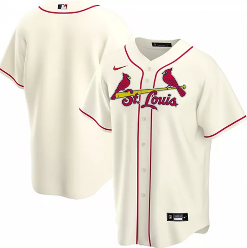 Nike Men's St. Louis Cardinals White Home Blank Replica Jersey