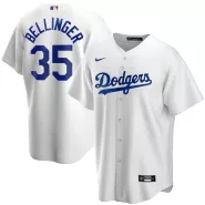 Men's Los Angeles Dodgers Cody Bellinger #35 White Home 2020 Replica Player Jersey - thejerseys
