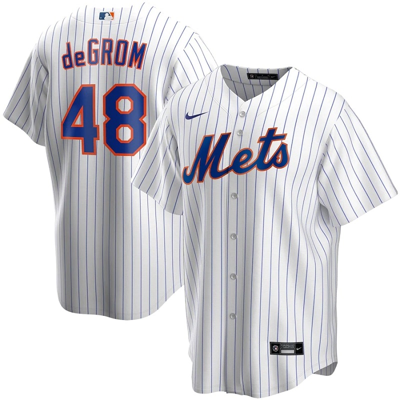 Men's New York Mets #48 Jacob DeGrom Blue Jersey on sale,for  Cheap,wholesale from China