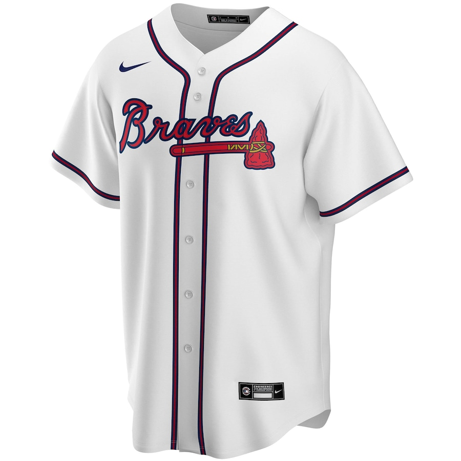 Blank Atlanta Braves Full Button Jerseys w/ Braiding - ATL598 ATL599