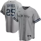 Men New York Yankees Gleyber Torres #25 Grey Alternate Replica Jersey - thejerseys
