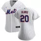Women's New York Mets Pete Alonso #20 Nike White&Royal 2020 Home Replica Jersey - thejerseys