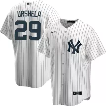 Men's New York Yankees Gio Urshela #29 Nike White Home 2020 Replica Jersey - thejerseys