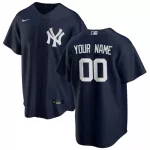 Men's New York Yankees Nike Navy Alternate 2020 Replica Custom Jersey - thejerseys