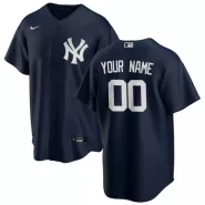 Men's New York Yankees Nike Navy Alternate 2020 Replica Custom Jersey - thejerseys