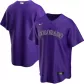 Men's Colorado Rockies Nike Purple 2020 Alternate Replica Jersey - thejerseys