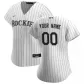 Women Colorado Rockies Home White Custom Replica Jersey - thejerseys