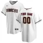 Men Arizona Diamondbacks Home White Custom Replica Jersey - thejerseys