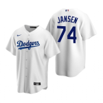 Men's Los Angeles Dodgers Kenley Jansen #74 Nike White 2020 Home Replica Jersey