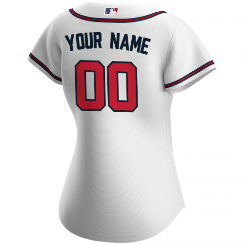 Blank Atlanta Braves Full Button Jerseys w/ Braiding - ATL598 ATL599