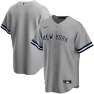 Men New York Yankees Gray Replica Jersey - thejerseys