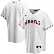 Men's Los Angeles Angels Nike White Home 2020 Replica Jersey - thejerseys