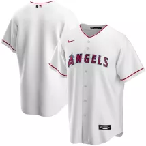 Men's Los Angeles Angels Nike White Home 2020 Replica Jersey - thejerseys