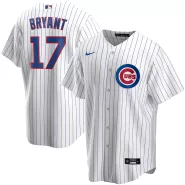 Men Chicago Cubs Kris Bryant #17 Home White Replica Jersey - thejerseys