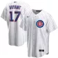 Men Chicago Cubs Kris Bryant #17 Home White Replica Jersey - thejerseys