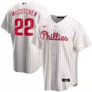 Men Philadelphia Phillies Andrew McCutchen #22 Home White Replica Jersey - thejerseys