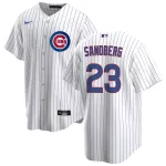 Men's Chicago Cubs Ryne Sandberg #23 Nike White Home Player Jersey - thejerseys