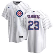 Men's Chicago Cubs Ryne Sandberg #23 Nike White Home Player Jersey - thejerseys