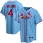 Men St. Louis Cardinals Yadier Molina #4 Light Blue Alternate Replica Jersey - thejerseys