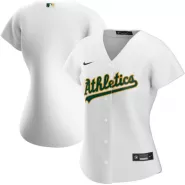 Women Oakland Athletics Home White Replica Jersey - thejerseys