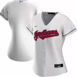 Women's Cleveland Indians Nike White 2020 Home Replica Jersey - thejerseys