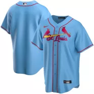 Men's St. Louis Cardinals Nike Light Blue Alternate 2020 Replica Custom Jersey - thejerseys