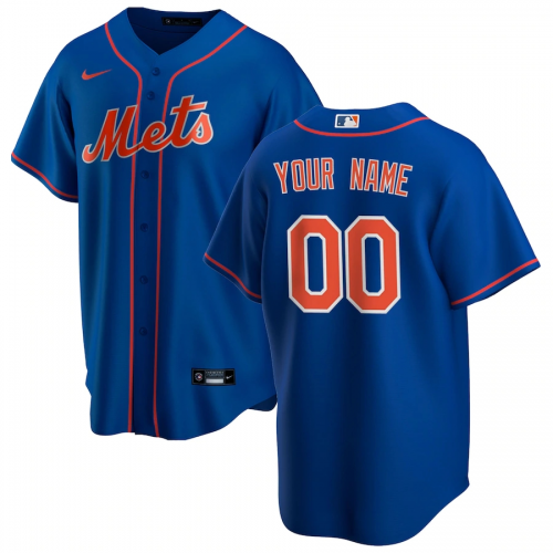 Men's New York Mets Jeff McNeil #6 Nike White&Royal Home 2020