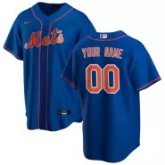Men's New York Mets Nike Royal Alternate 2020 Replica Custom Jersey - thejerseys