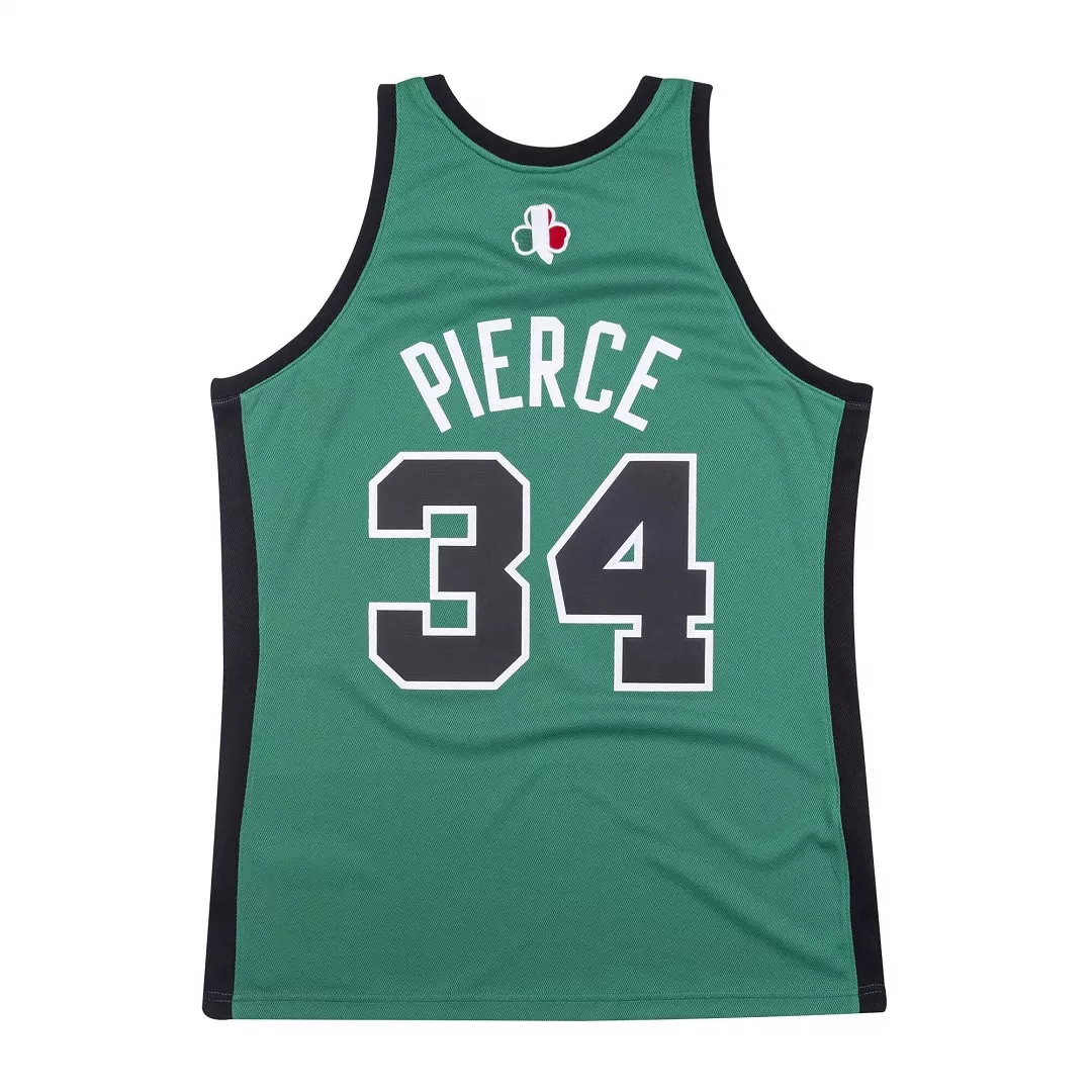 Men's Boston Celtics Paul Pierce #34 Green Hardwood Classics Jersey 07-08 - thejerseys