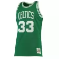 Men's Boston Celtics Larry Bird #33 Green Hardwood Classics Swingman Jersey 85-86 - thejerseys