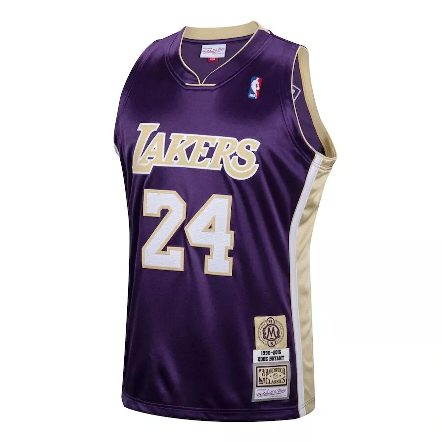 Men's Los Angeles Lakers Kobe Bryant #24 Purple Hardwood Classics Jersey 2020 - thejerseys