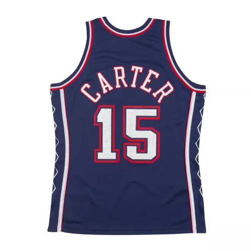 Men's Brooklyn Nets Vince Carter #15 Navy Hardwood Classics Jersey 06-07 - thejerseys