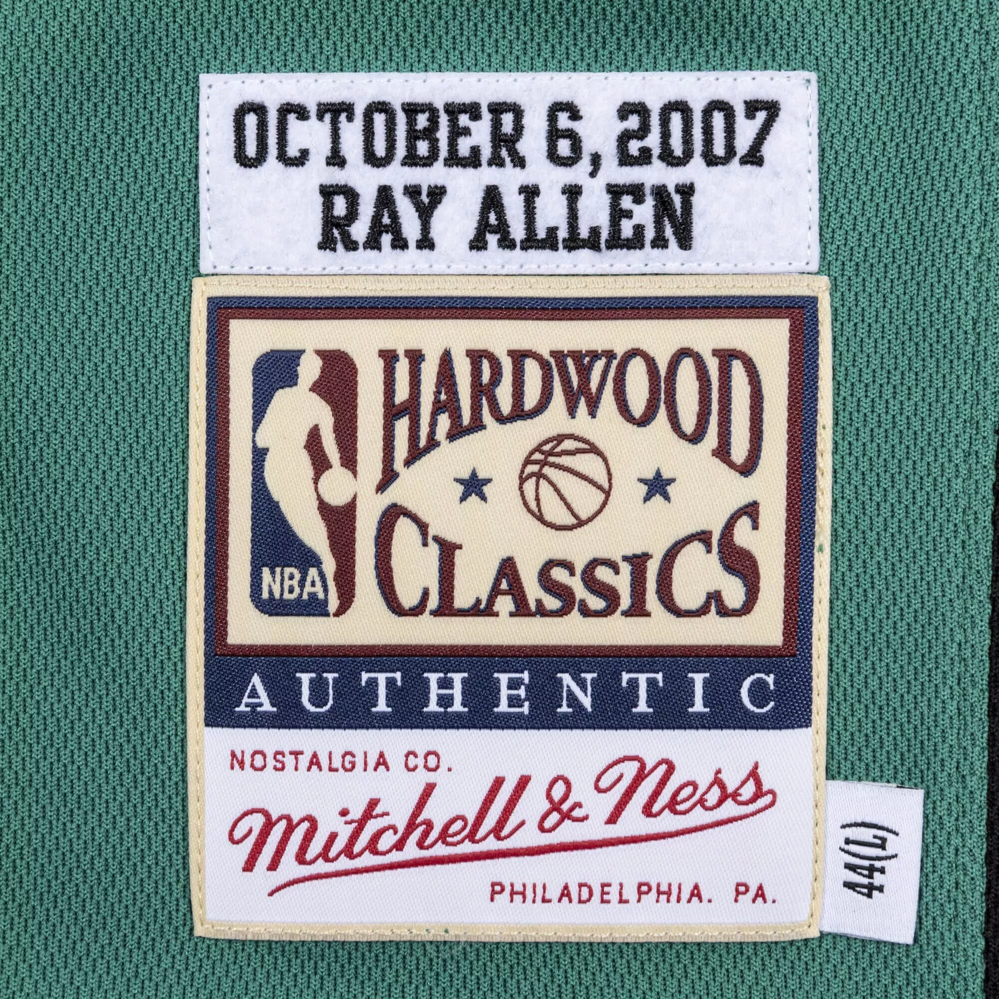 Men's Boston Celtics Ray Allen #20 Green Hardwood Classics Jersey 07-08 - thejerseys