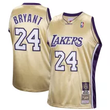 Men's Los Angeles Lakers Kobe Bryant #24 Mitchell & Ness Gold Hall of Fame Class of 2020 Jersey - thejerseys