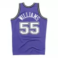 Men's Sacramento Kings Jason Williams #55 Purple Hardwood Classics Authentic Jersey 98-99 - thejerseys