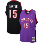 Men's Toronto Raptors Vince Carter #15 Mitchell & Ness Purple 99-00 Hardwood Classics Jersey