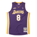 Men's Los Angeles Lakers Kobe Bryant #8 Mitchell&Ness Purple 00-01 Hardwood Classics Jersey