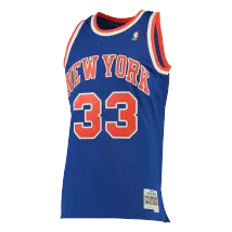 Retro New York Knicks Patrick Ewing #33 Nike Blue Swingman NBA Jersey - thejerseys