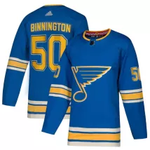 Men St.Louis Blues Jordan Binnington #50 Adidas NHL Jersey - thejerseys