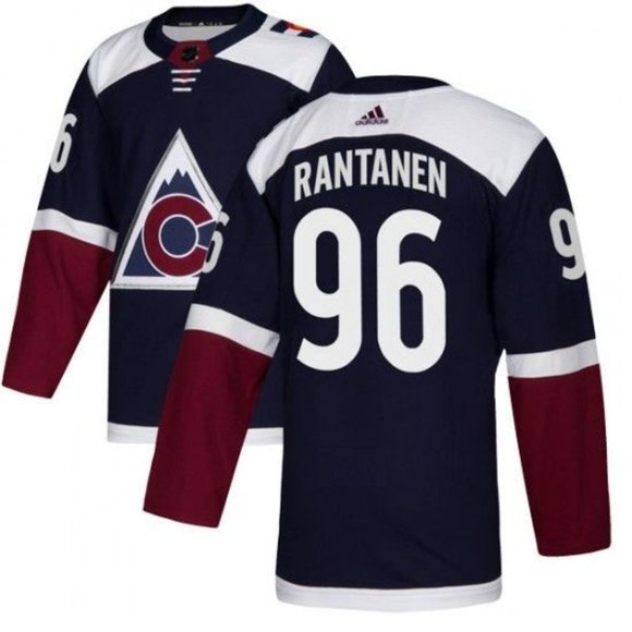 Fanatics NHL Colorado Avalanche Mikko Rantanen #96 Player T-Shirt - Navy - S - S (Small)